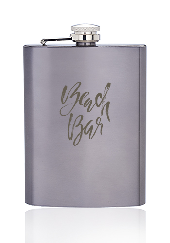 8 oz. Verano Stainless Steel Hip Flasks 10