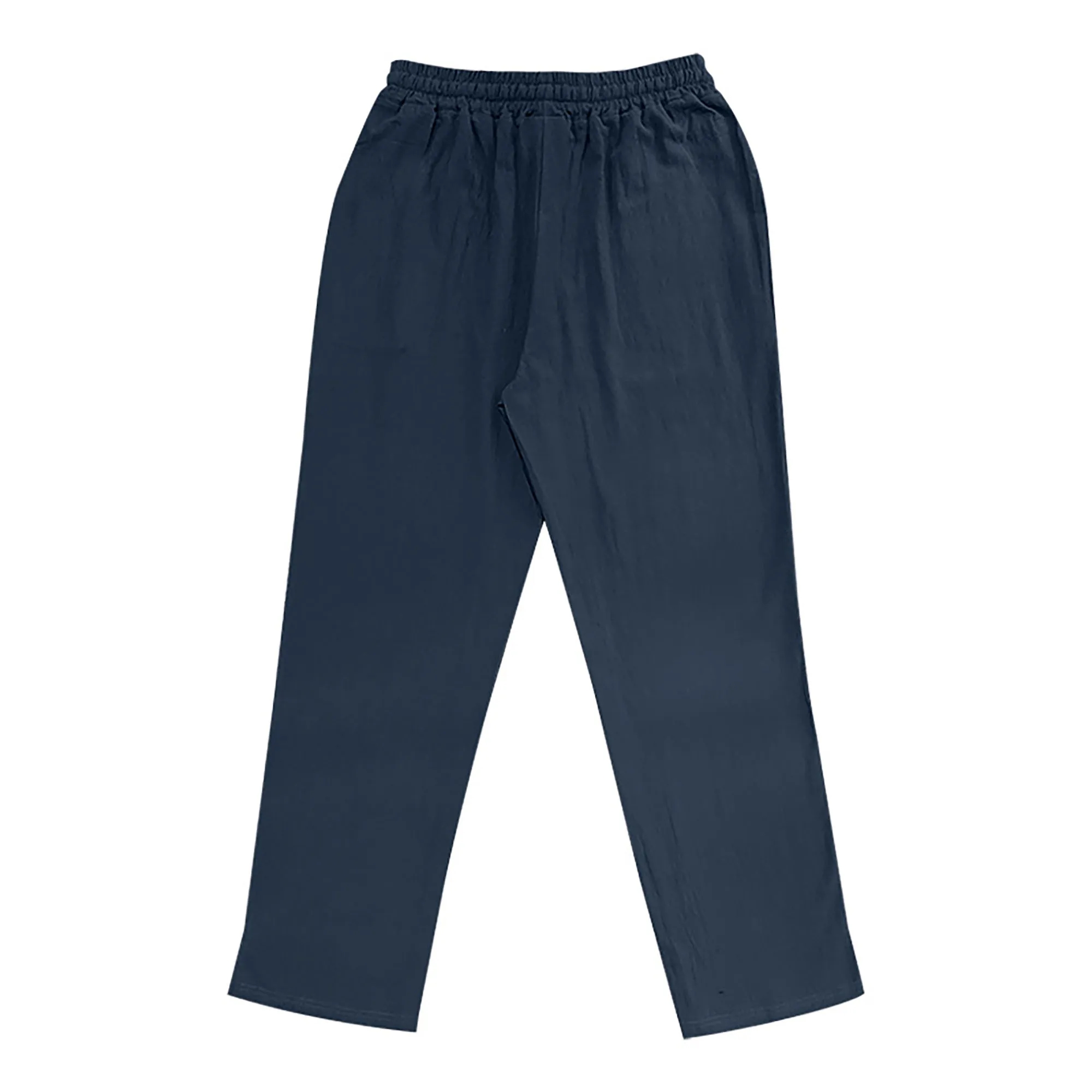 Cotton Linen Slacks  With Logo For Travel, Holiday" 4