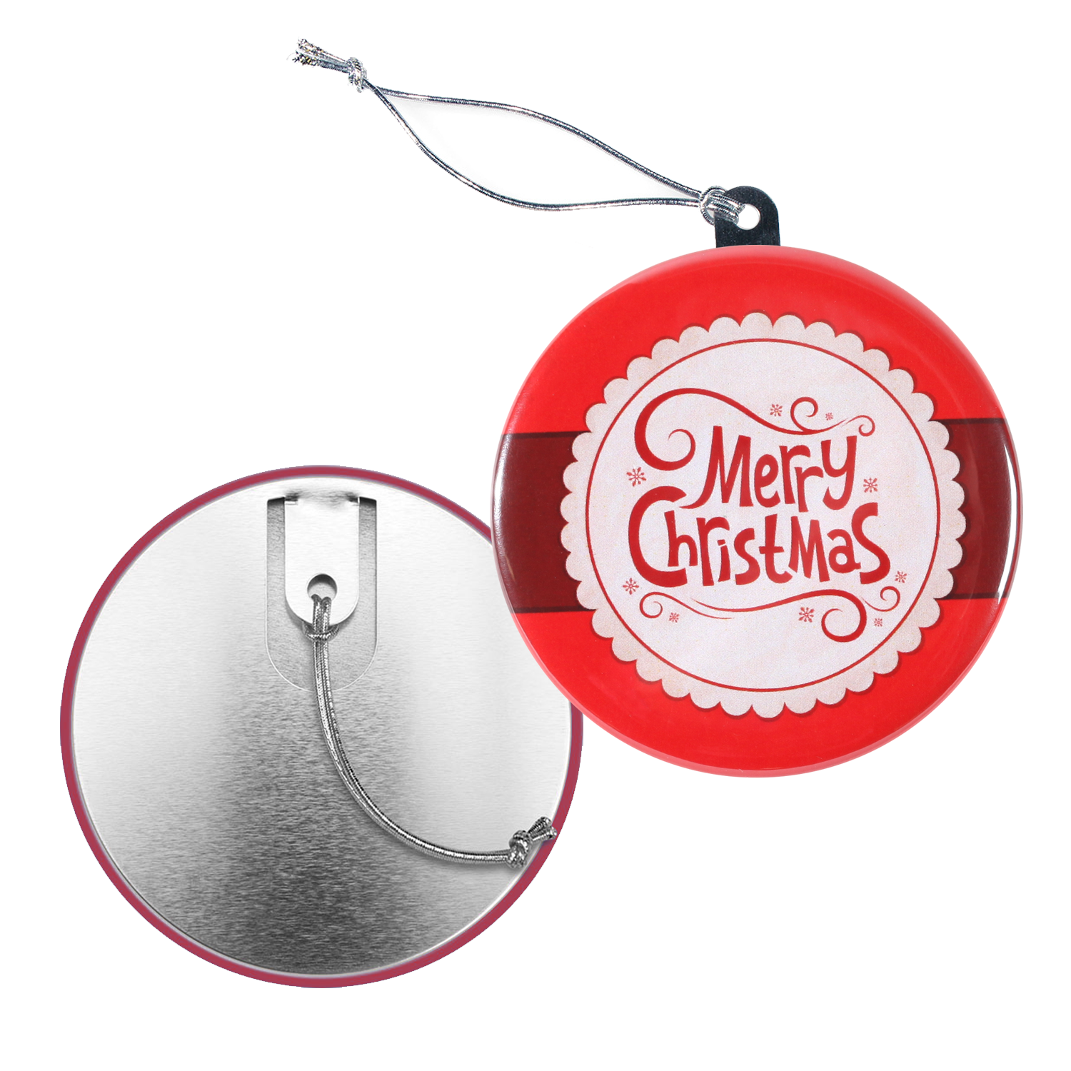 3.5" Circle Ornament Button 2