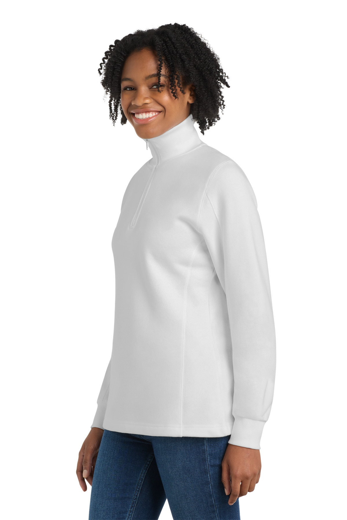 Sport-Tek Women's 1/4-Zip Sweatshirt. LST253 44