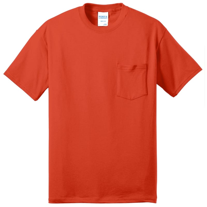 Port & Company Tall Core Blend Pocket Tee. 29