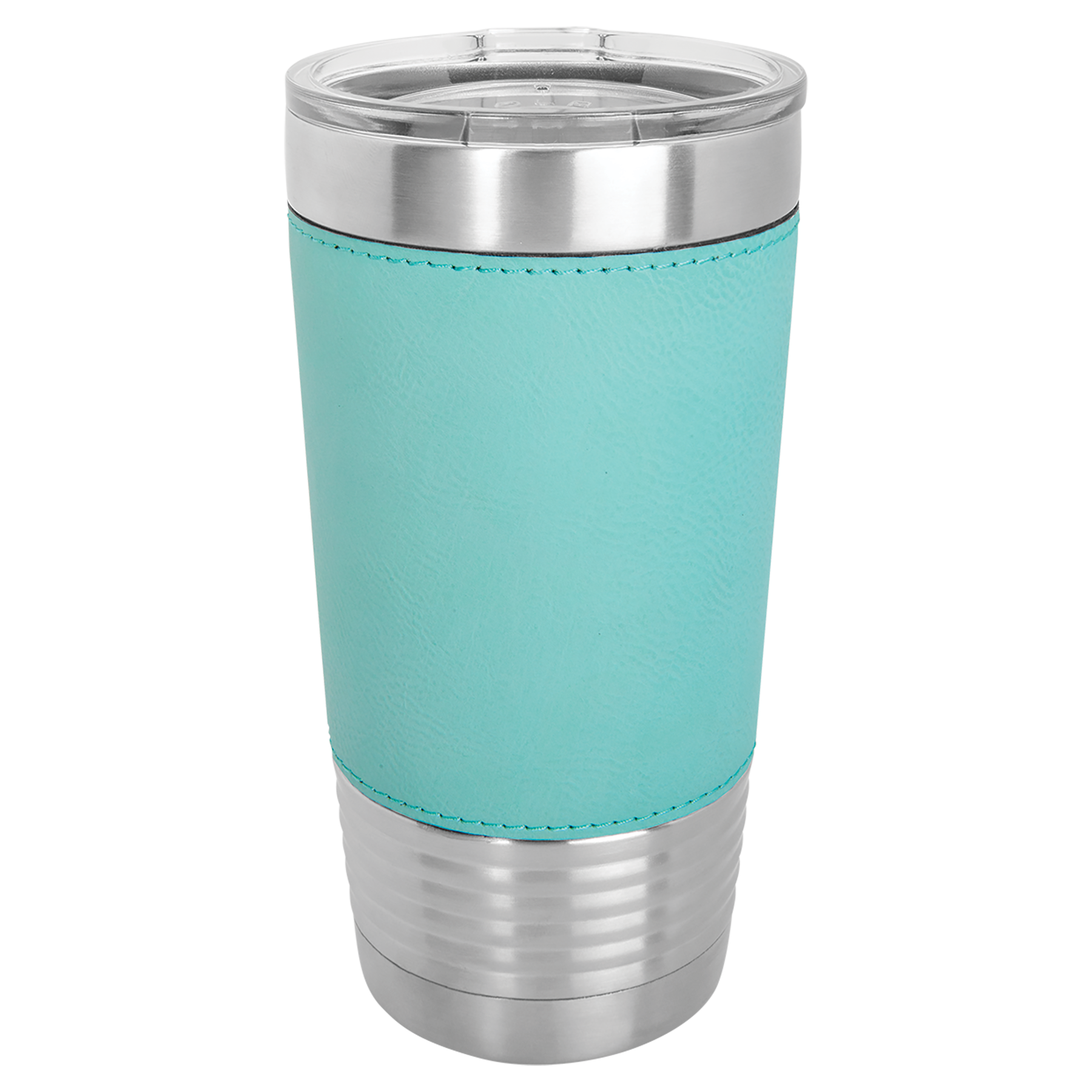 20 oz Laserable Leatherette Polar Camel Tumbler w/ Clear Lid 22