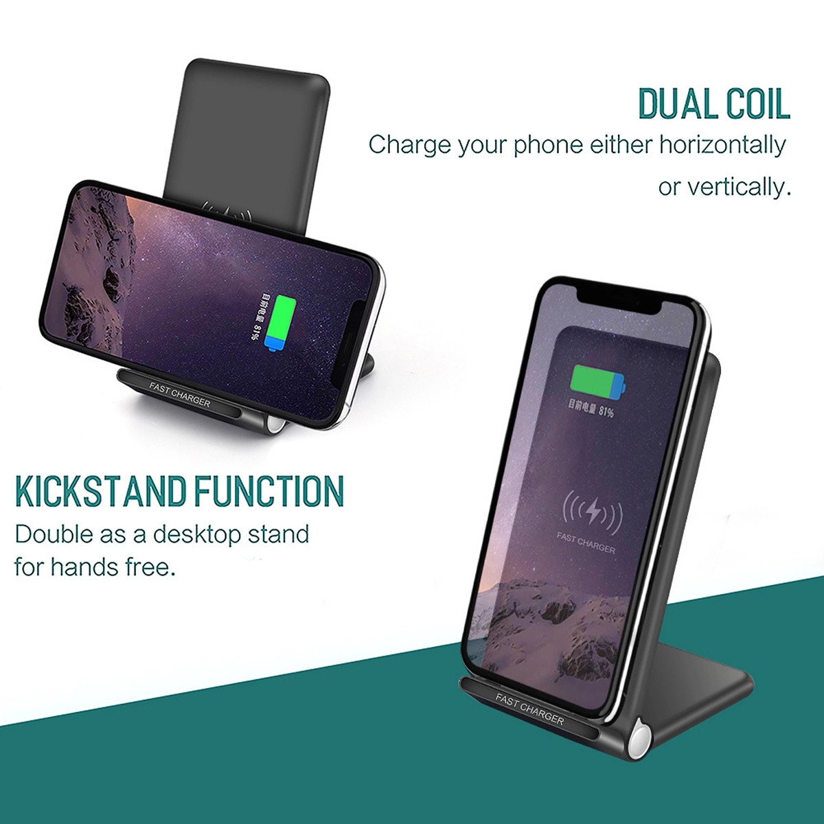 15W Folding Wireless Charger 5