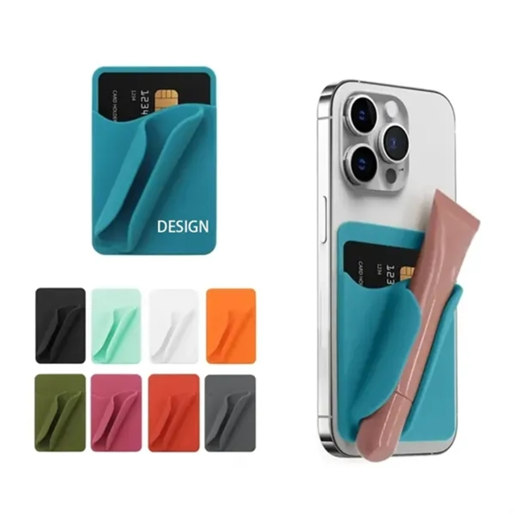 Cell Phone Wallet with Lip Gloss Holder 2