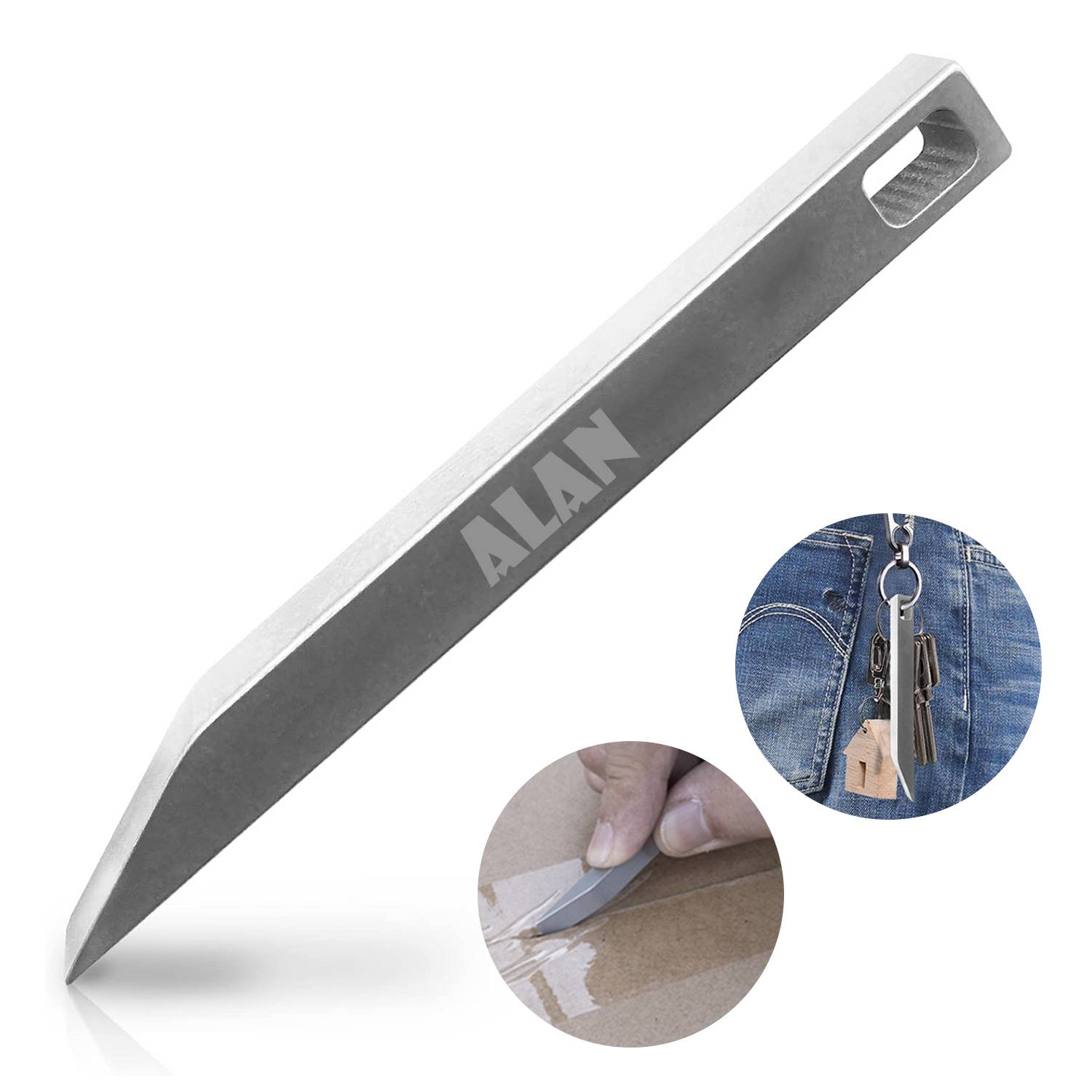 Heavy duty keychain portable pry bar 2