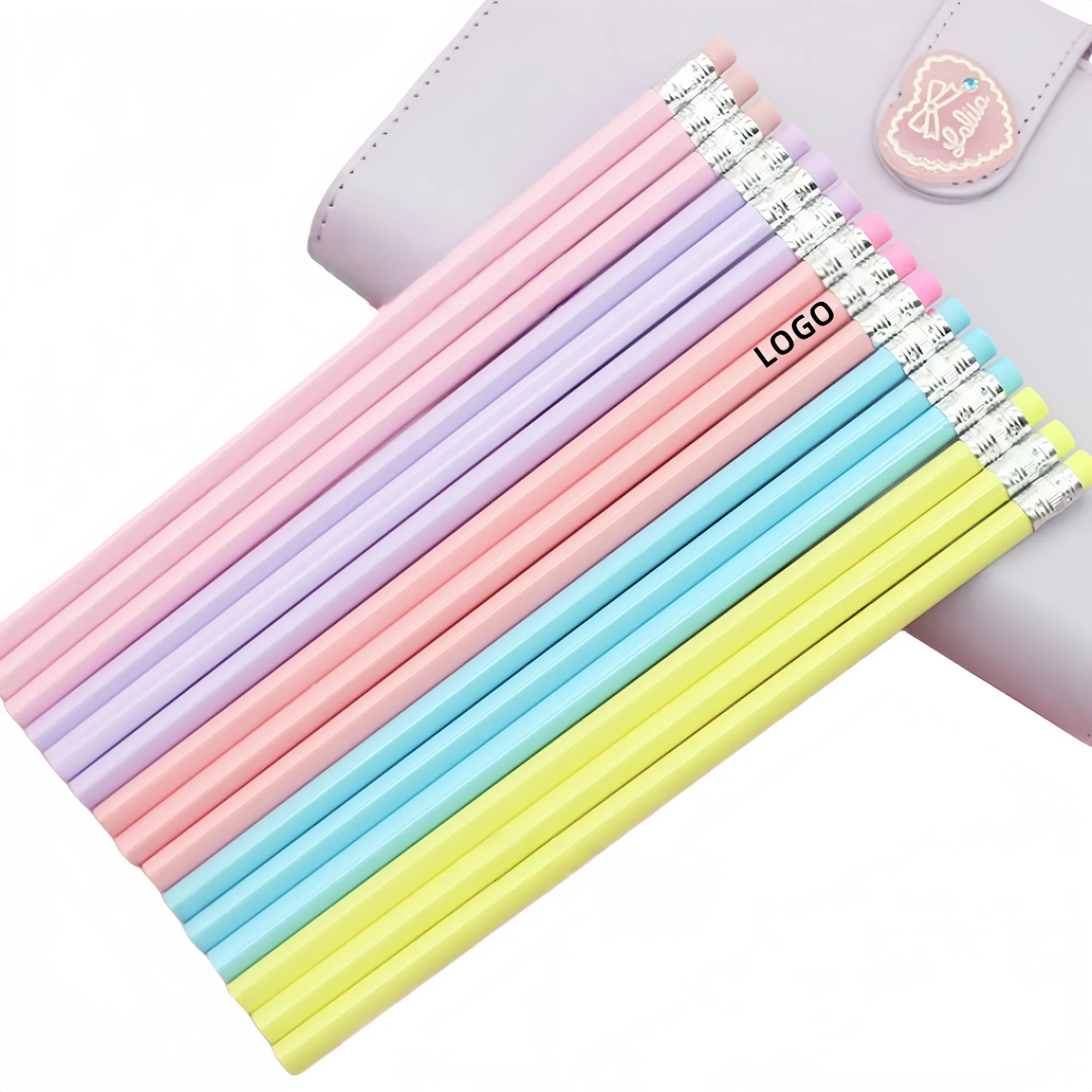 Elementary School Carving Creative Macaron Pencil 6