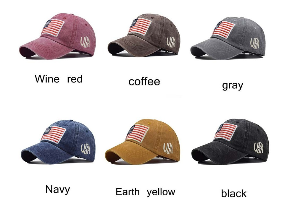 USA Flag Baseball caps 2