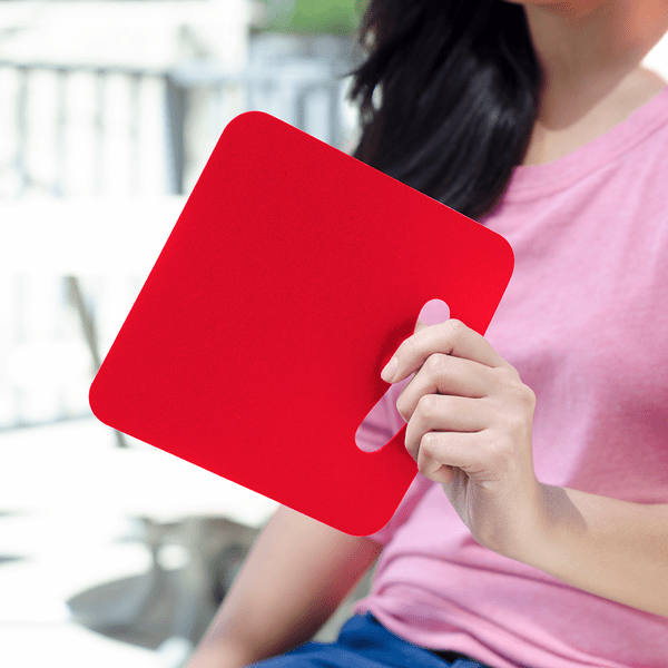 Square Hand Fan 35