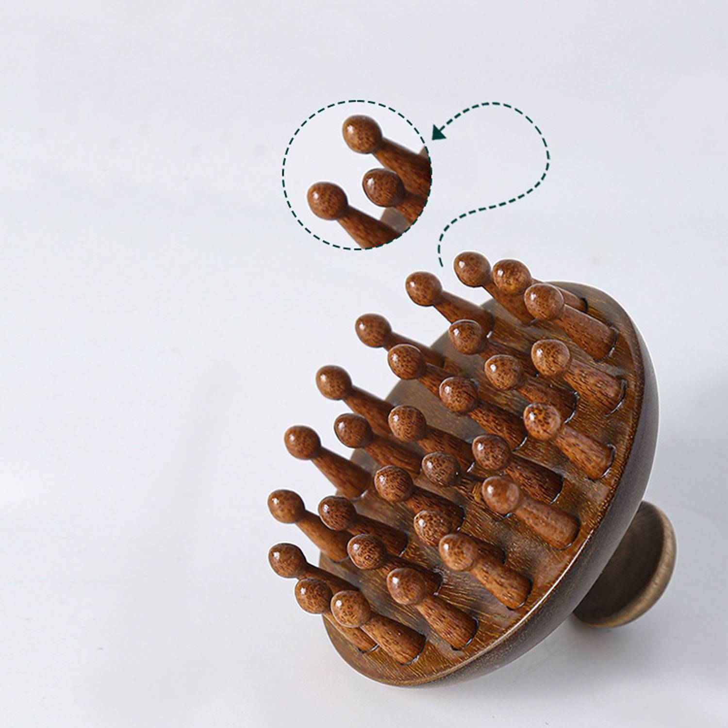 Ergonomic Natural Wood Massage Comb 3