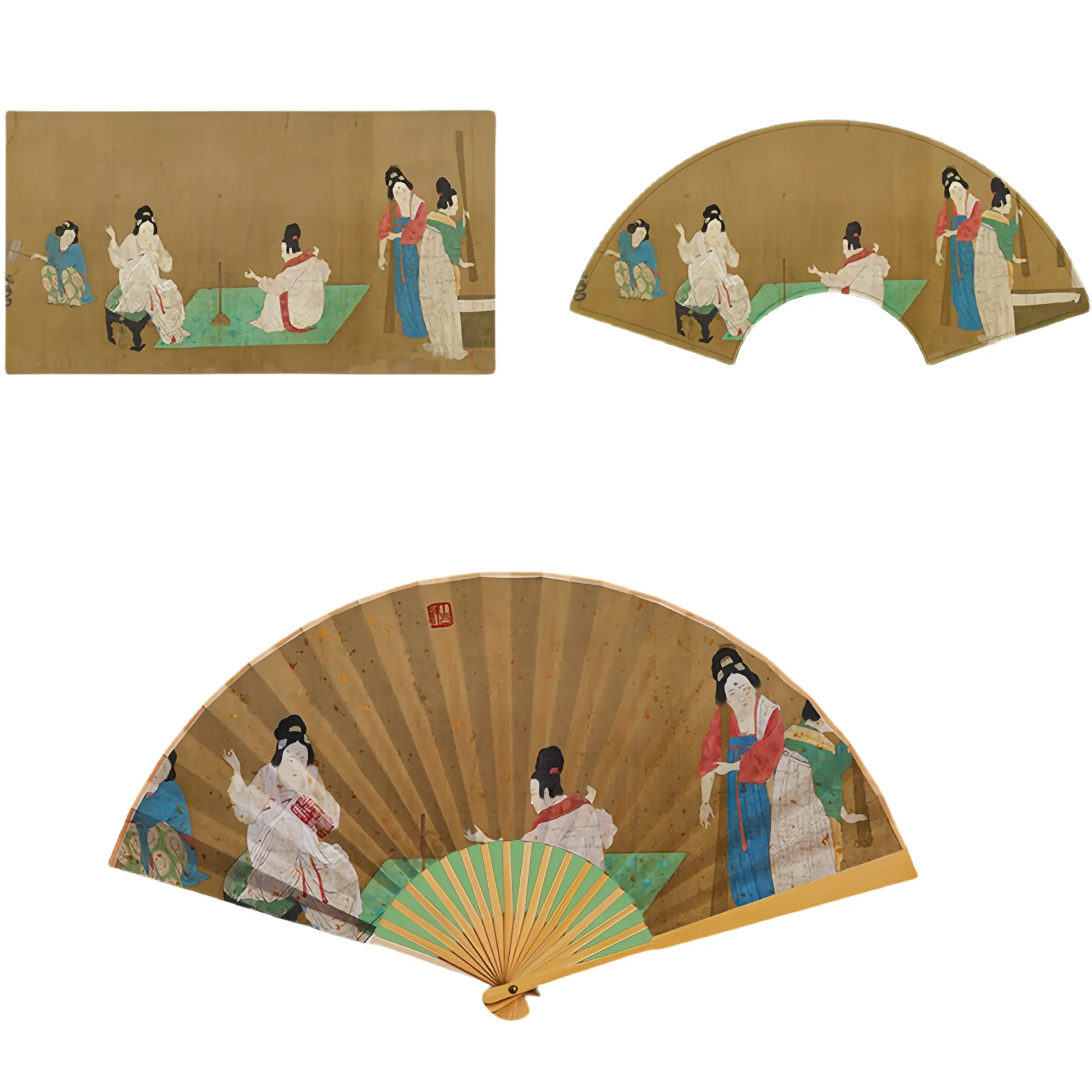 Paper Handheld Folding Fan 12
