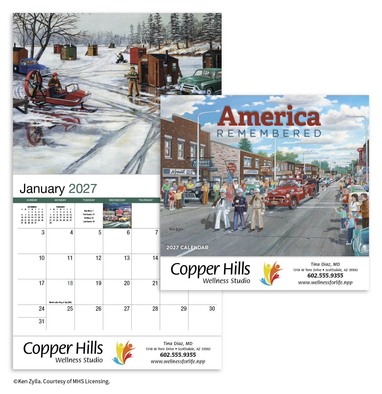 HotLine® Products America Remembered Appointment Calendar - Stapled 46
