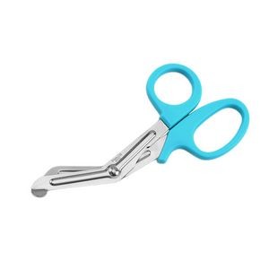 Ergonomic Emergency Medical Scissors Curved Stainless Steel Serrated Blades 25