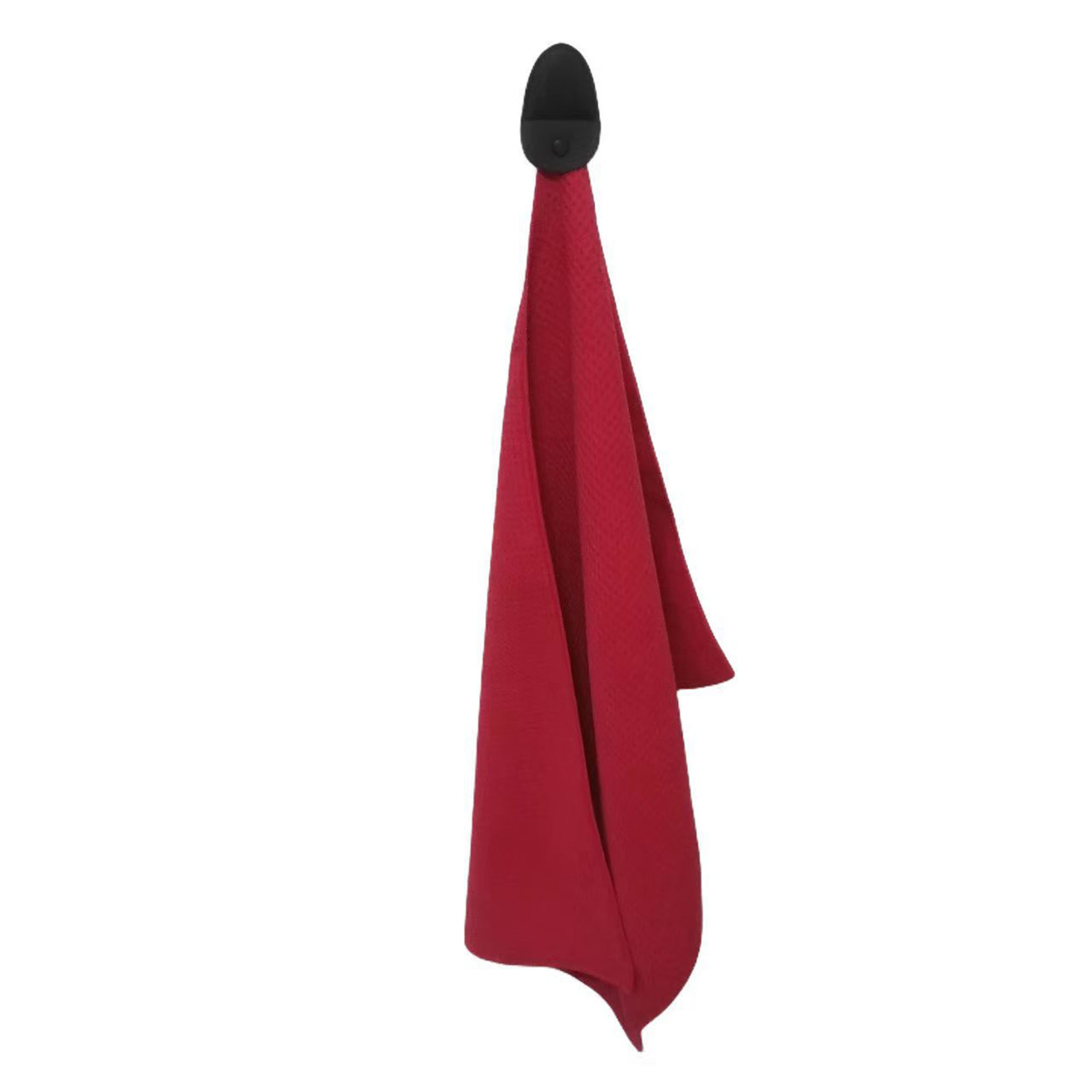 Screen Printed 400GSM Magnetic Leather Clip Microfiber Waffle Golf Towel 6
