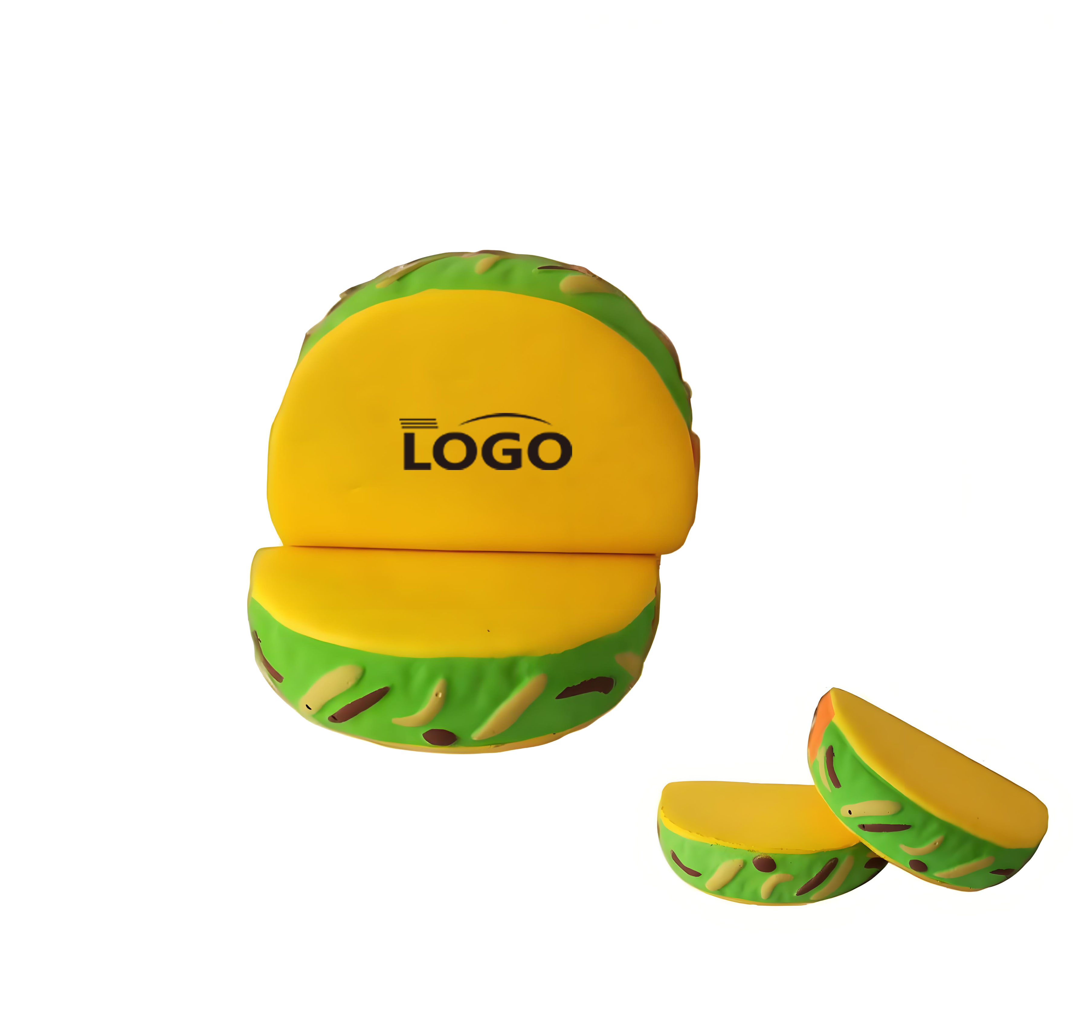 Personalized Taco Yellow Slow Rising Foam Squishies 3