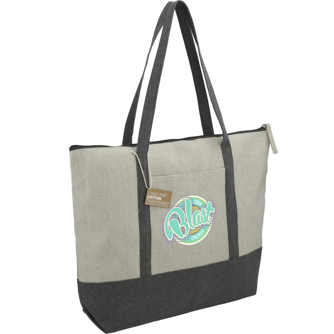 Repose 10oz Recycled Cotton Zippered Tote 62