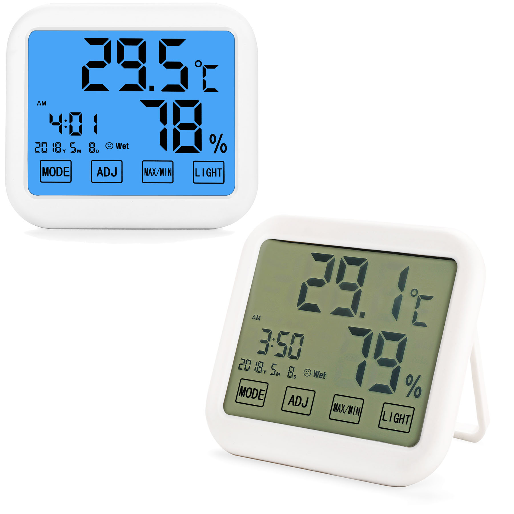 Digital Hygrometer Indoor Thermometer Humidity Monitor 2