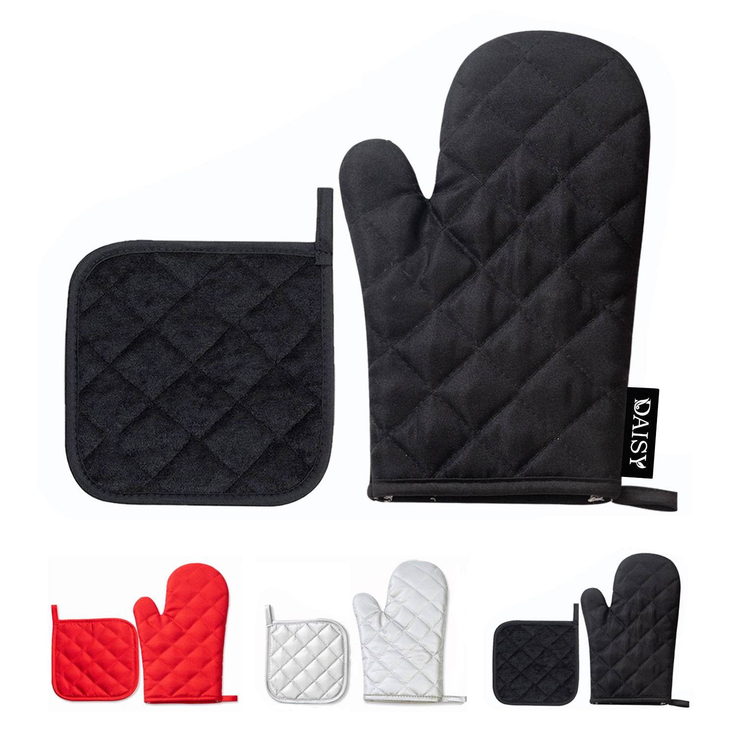 Oven Gloves With Mat 2