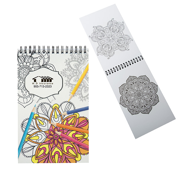 Mini Colouring Book With Spiral Binding 1