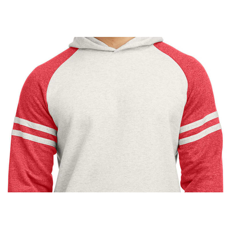 Jerzees Unisex NuBlend Varsity Color-Block Hooded Sweatshirt 1