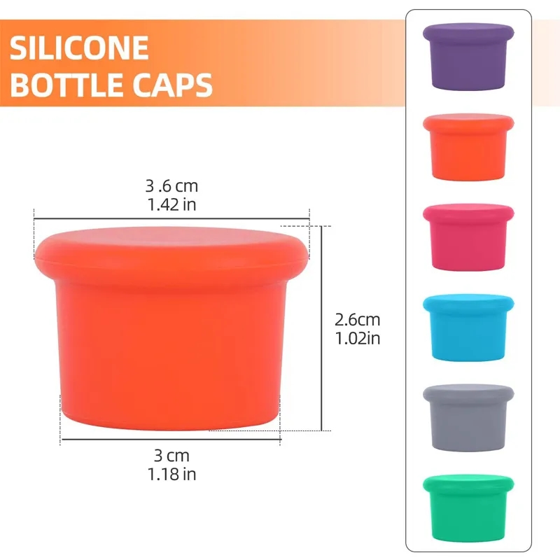 Silicone bottle stopper 6