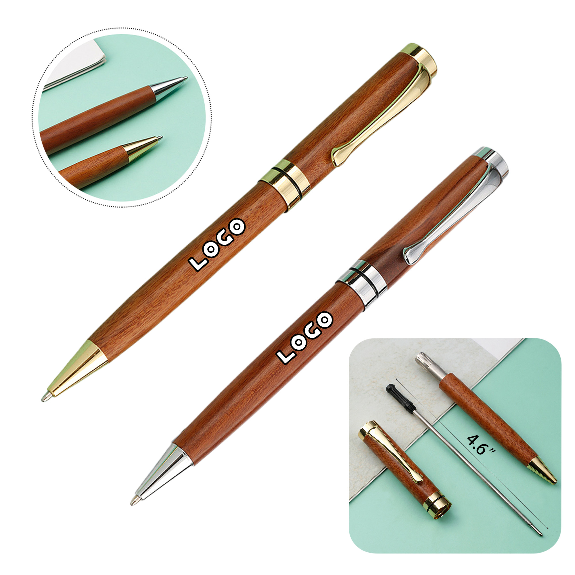 Executive Natural Wood Pen 1
