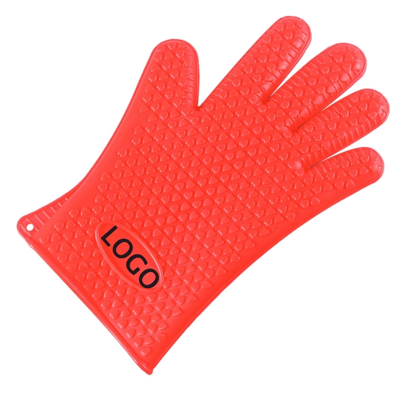 Custom Gift Silicone Baking Oven Mitt & BBQ Gloves 13