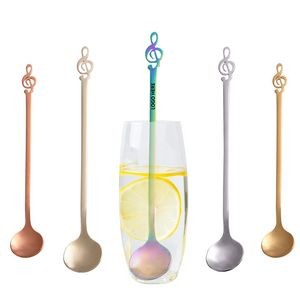 8.38 Inch Music Note Stirrer Round Spoon 6