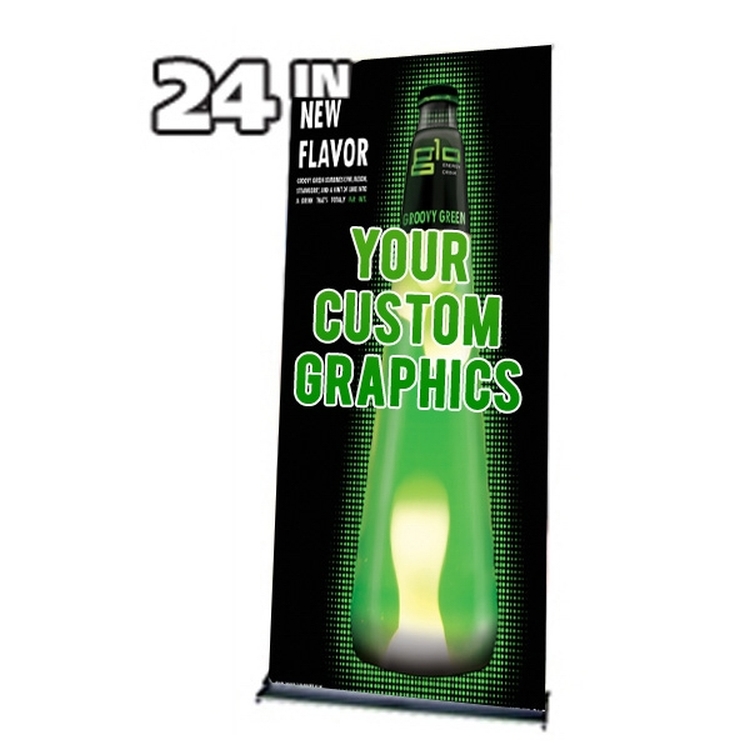 KingStep Retractable Banner 24inx65in Graphic 2