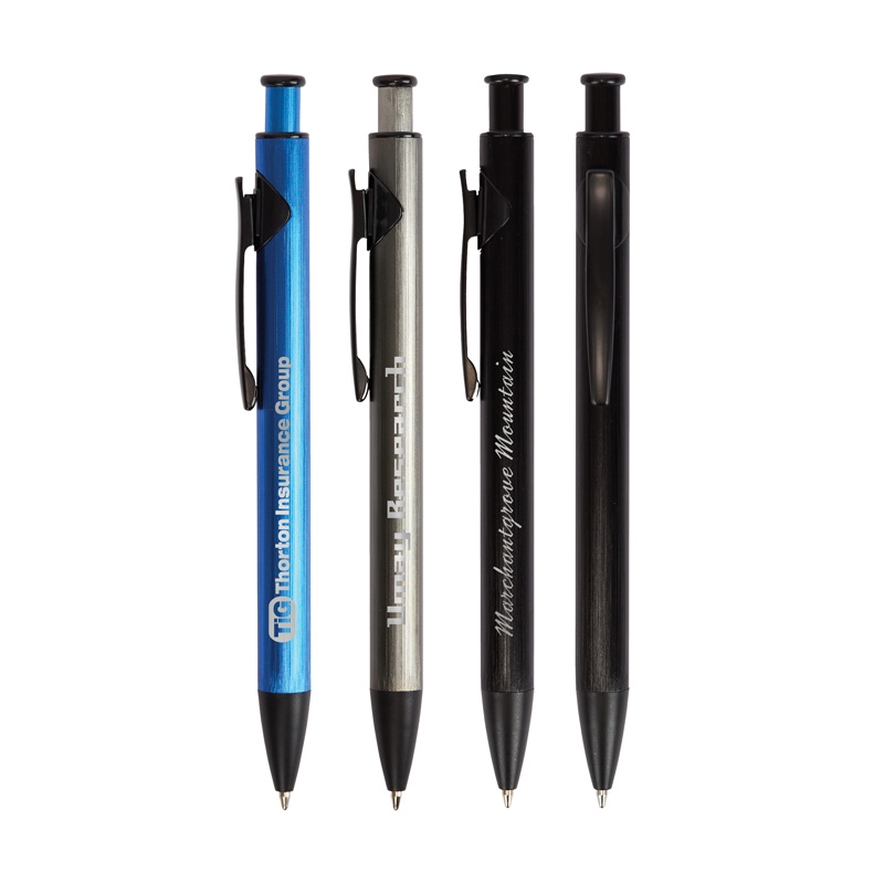 Illuminate Recycled Aluminum Plunge-Action Pen