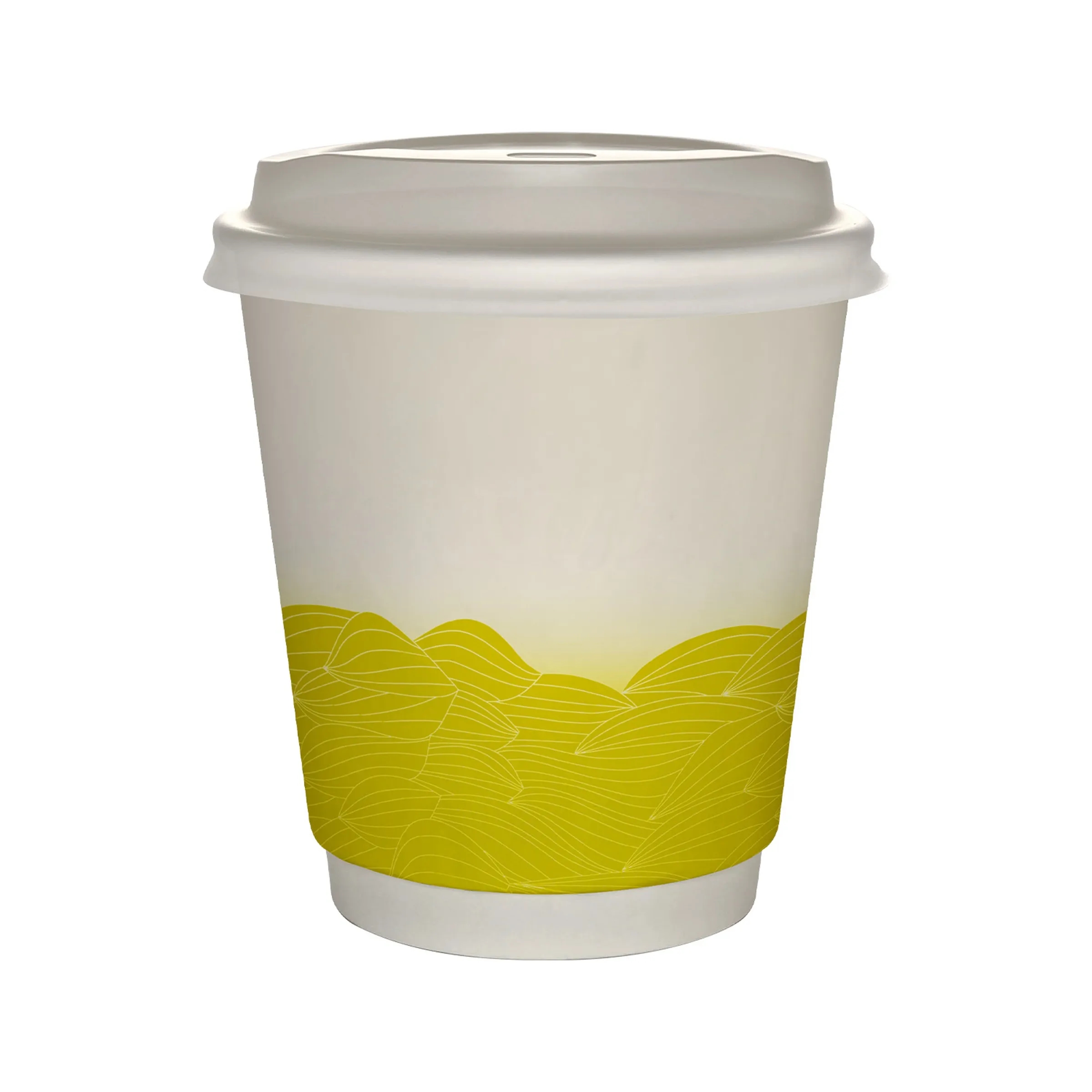10 oz Full Color Turbulent Waves Insulated Paper Cup With Li 11