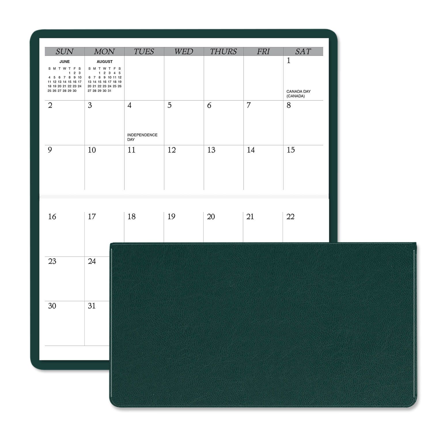 Executive Horizontal Monthly Pocket Planner 6