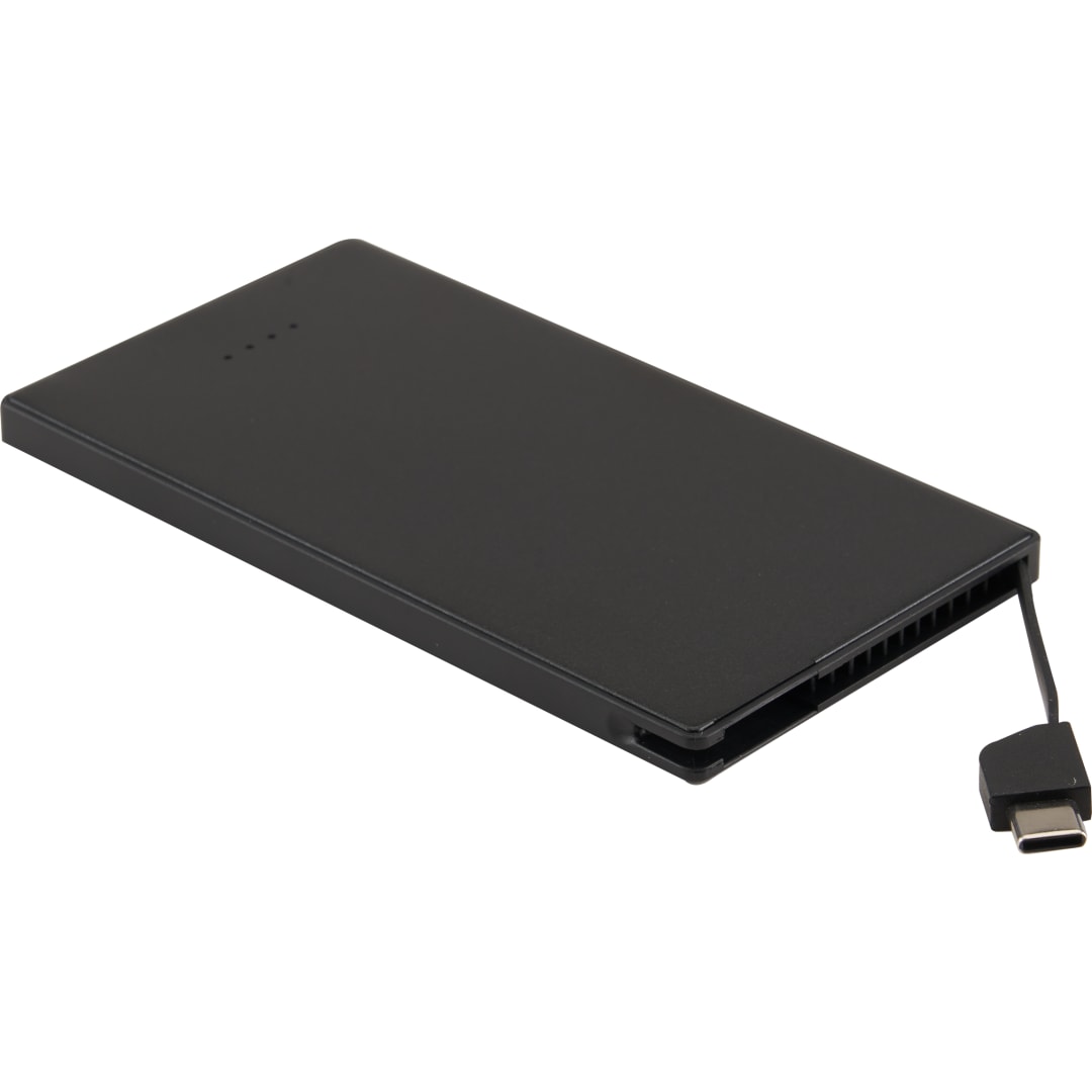 4000 mAh Cable Keeper Power Bank with Type-C Tip 23