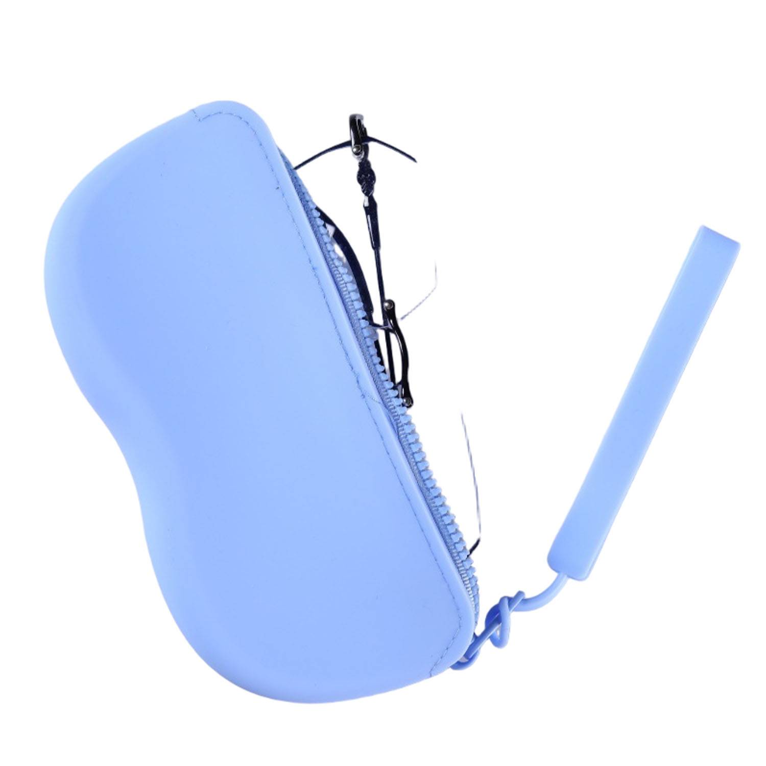Silicone Zipper Dustproof Glasses Pouch 5