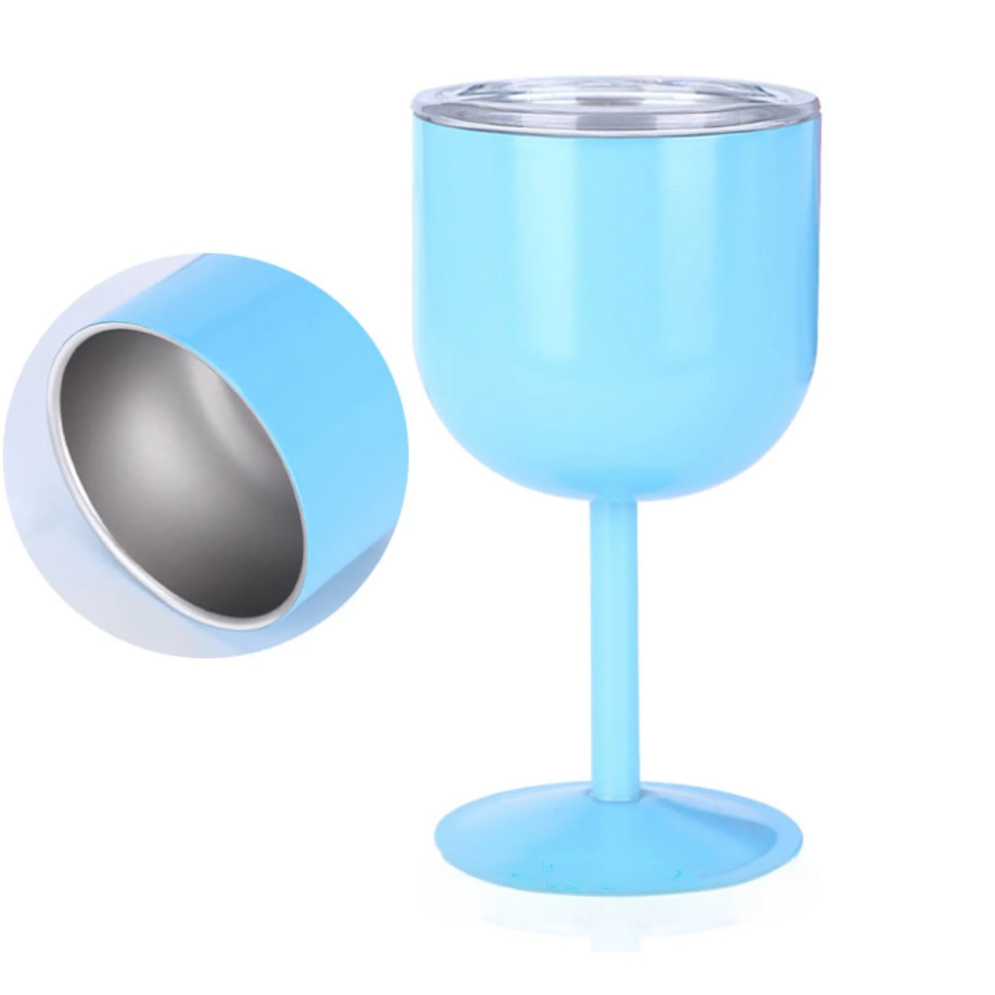 4oz Mini Wine Glass Stainless Steel Champagne Goblet 2