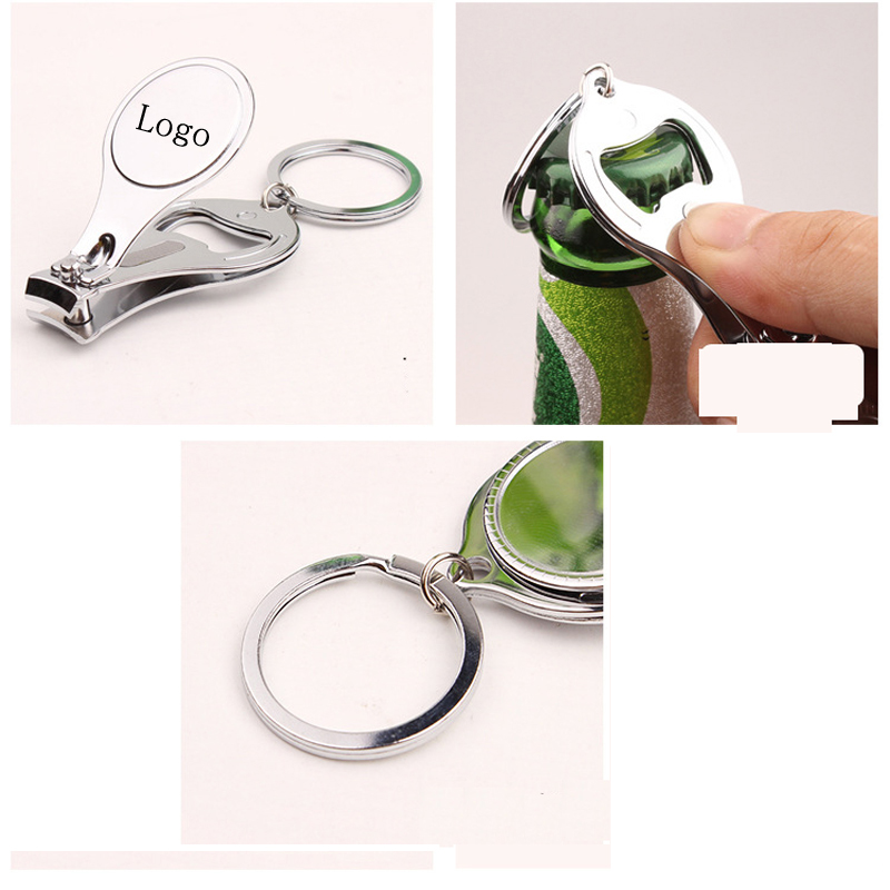 Nail Clipper With Bottle Opener Keychain 2