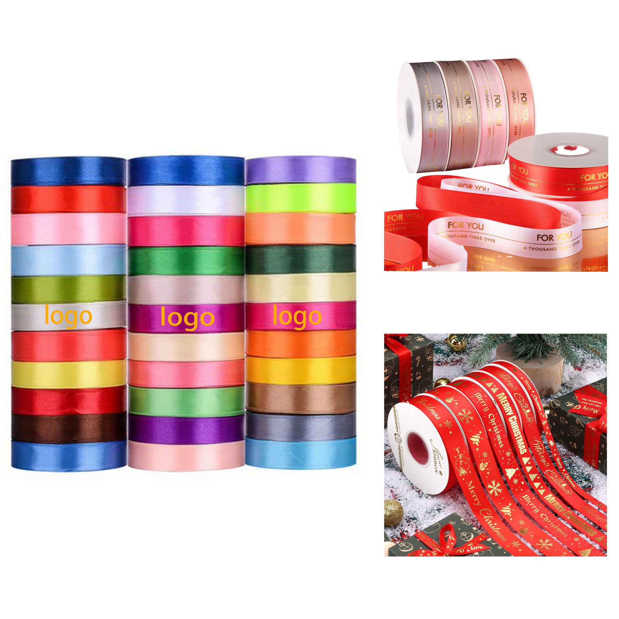 1 Inch Polyester Ribbon Roll 100 Yard 2