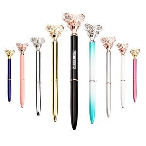 Butterfly Diamond Shaped Metal Pen 7