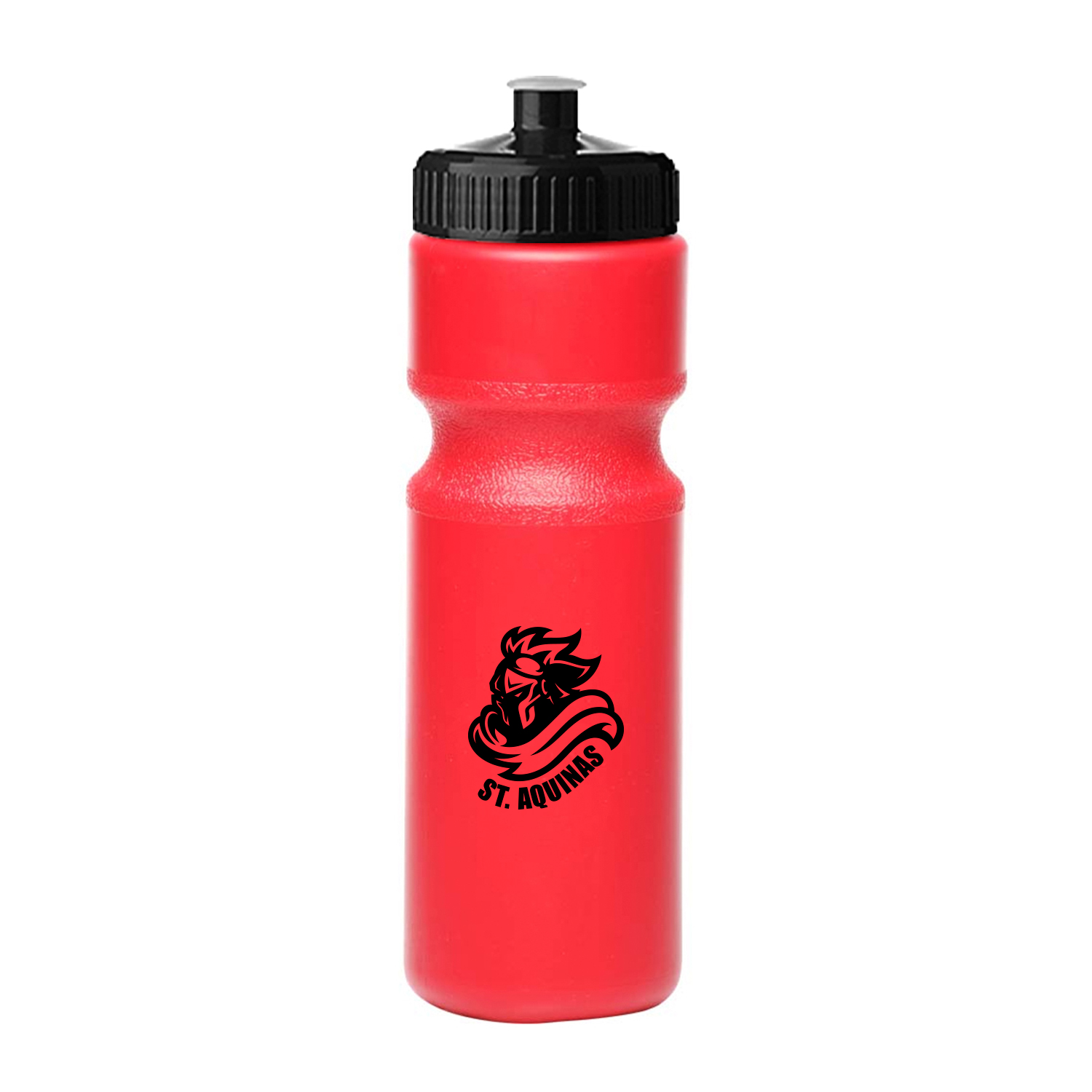 28 oz. Push-Cap Plastic Water Bottle (1 Color Imprint) 3