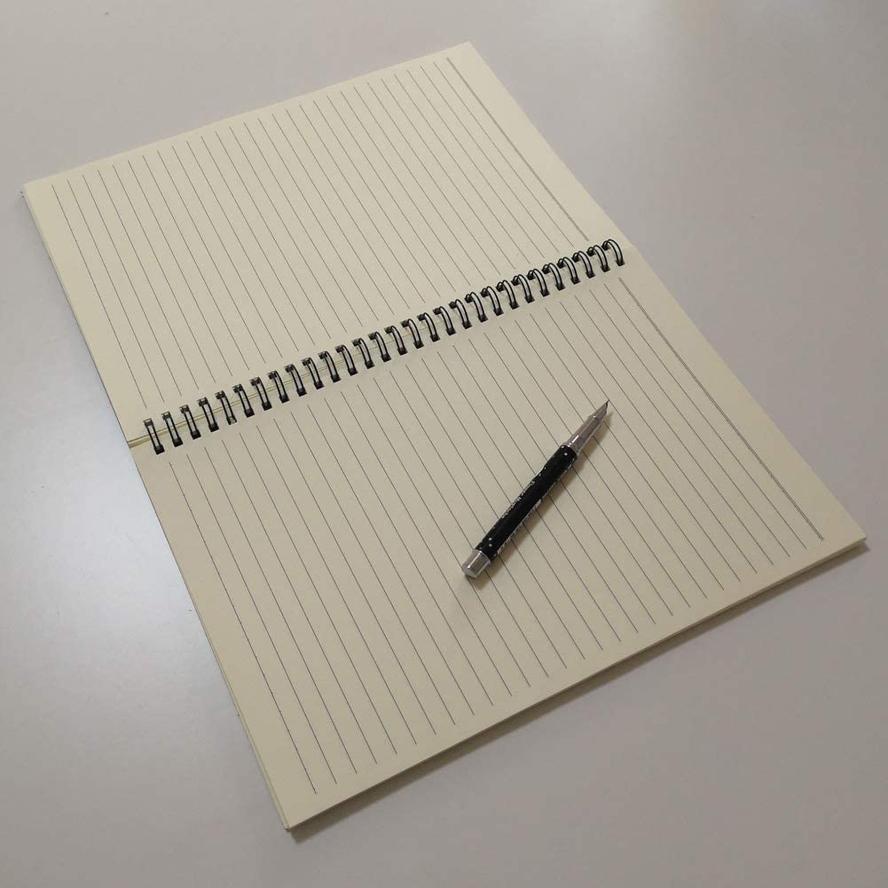 Spiral Notebook Plastic Hardcover College Ruled A5 Journals 15