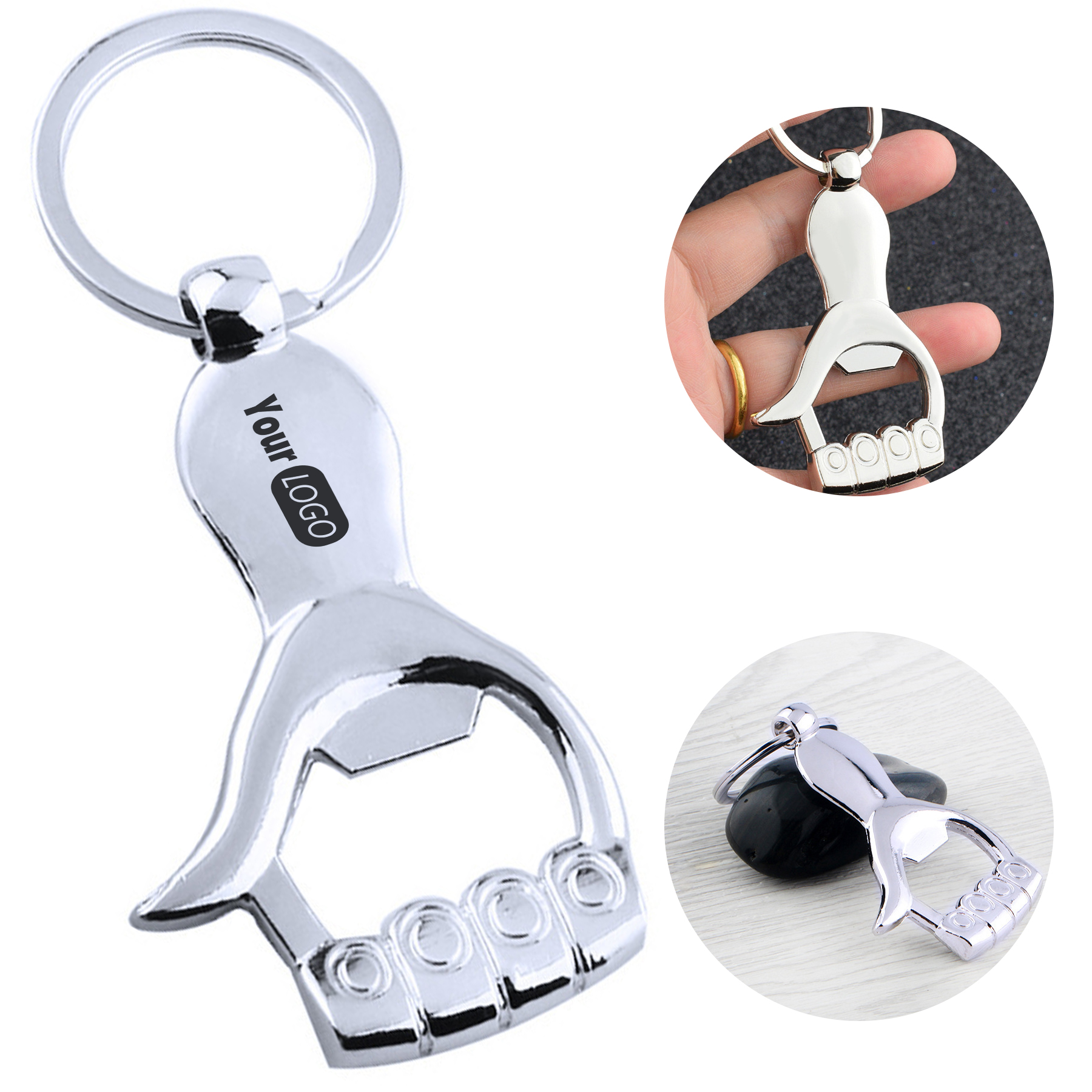 Alloy Portable Palm Bottle Opener 2