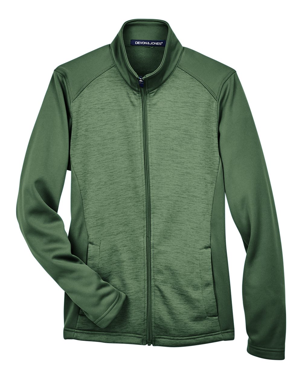 Women's Newbury Colorblock Mélange Fleece Full-Zip Jacket - DG796W 3