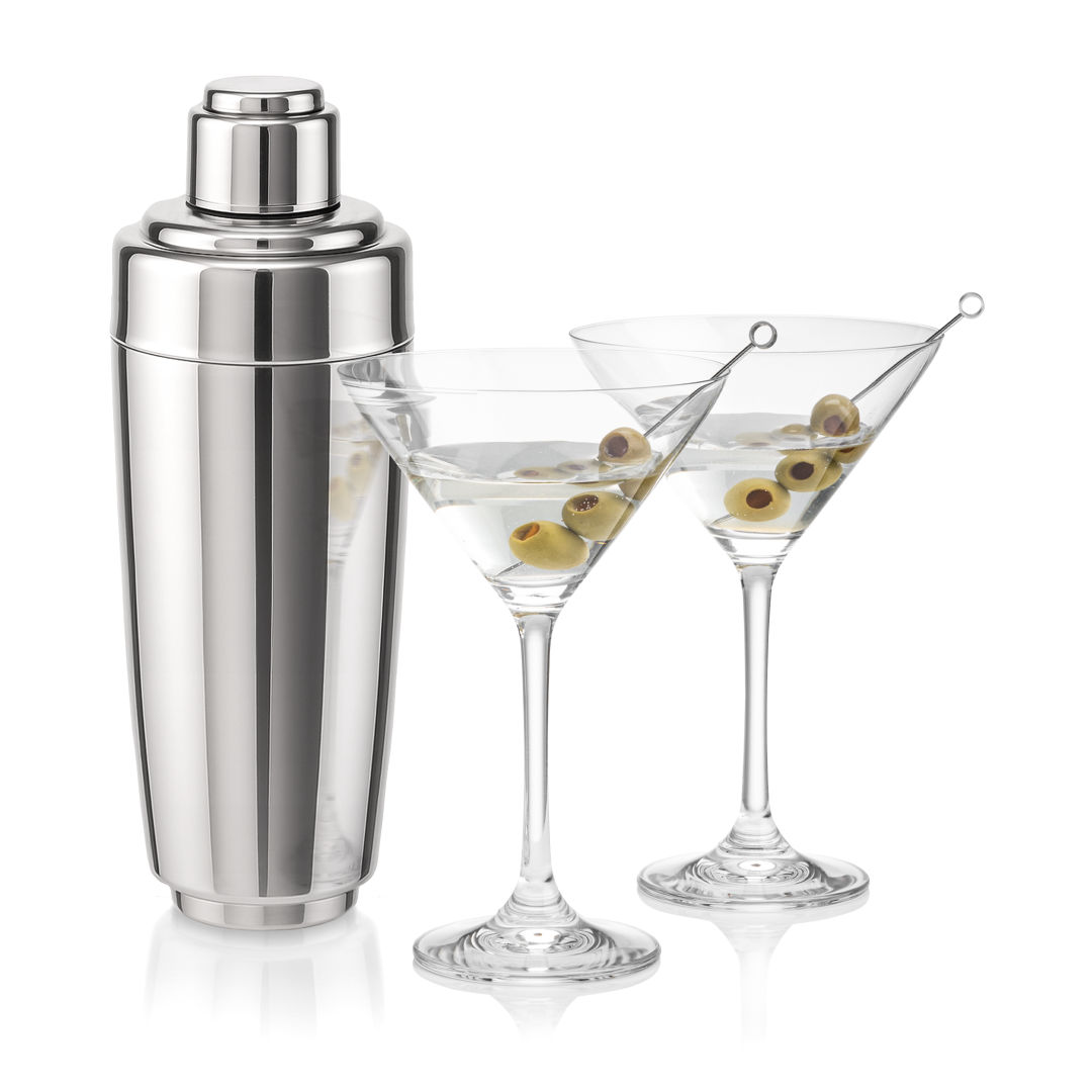 Pescara Shaker & Burlington Martini Set 7