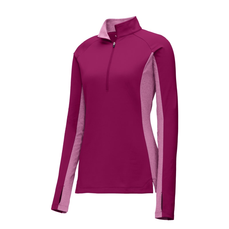 Sport-Tek Women's Sport-Wick Stretch Contrast 1/4-Zip Pullover. 28
