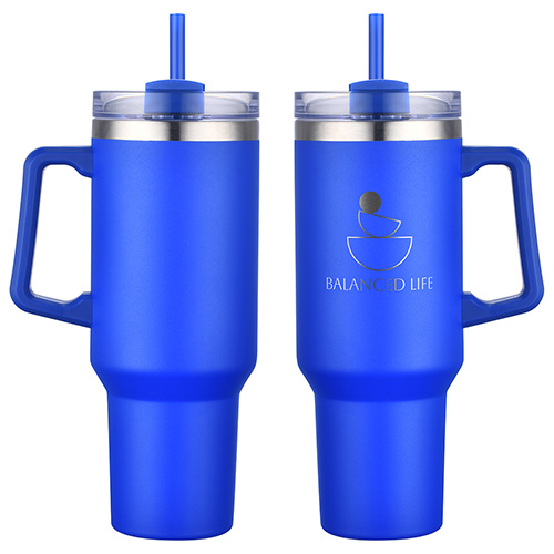 Genoa 40 oz Vacuum Insulated Travel Mug with Straw 61