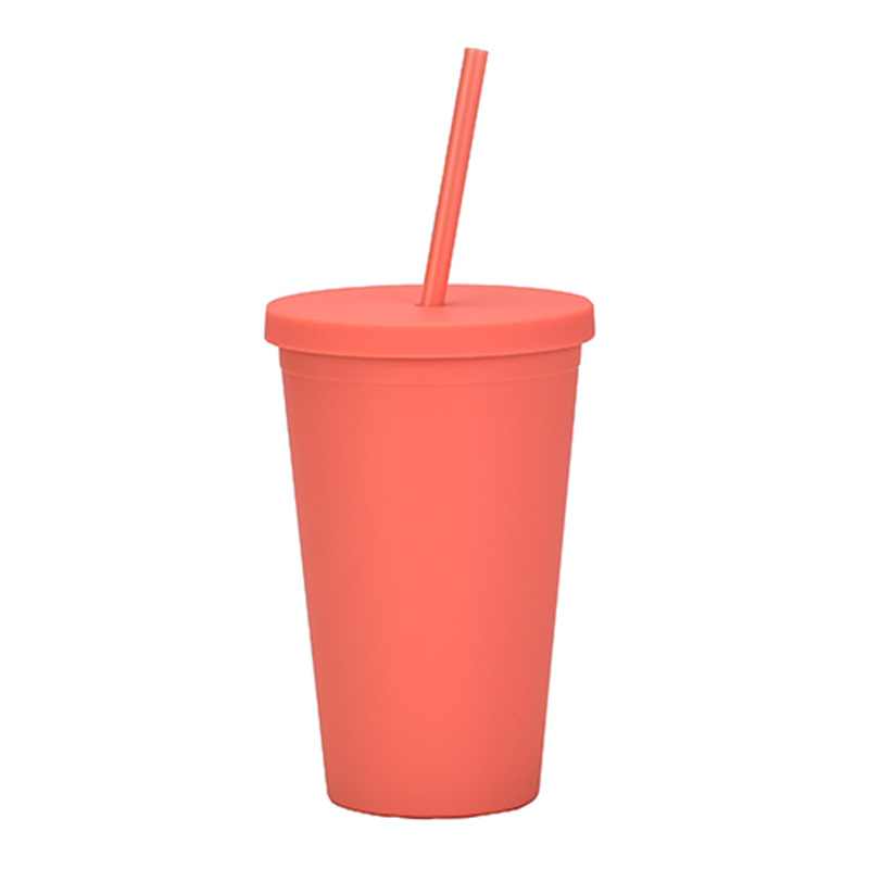 16 Oz. Simplicity-Color Bottle With Separate Straw 2