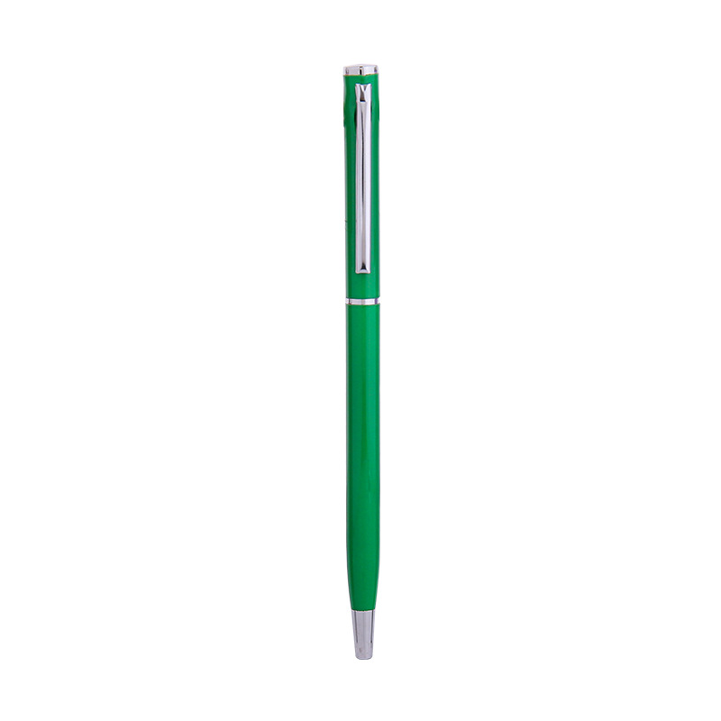 Twist Action Slim Aluminum Ballpoint Pen 10