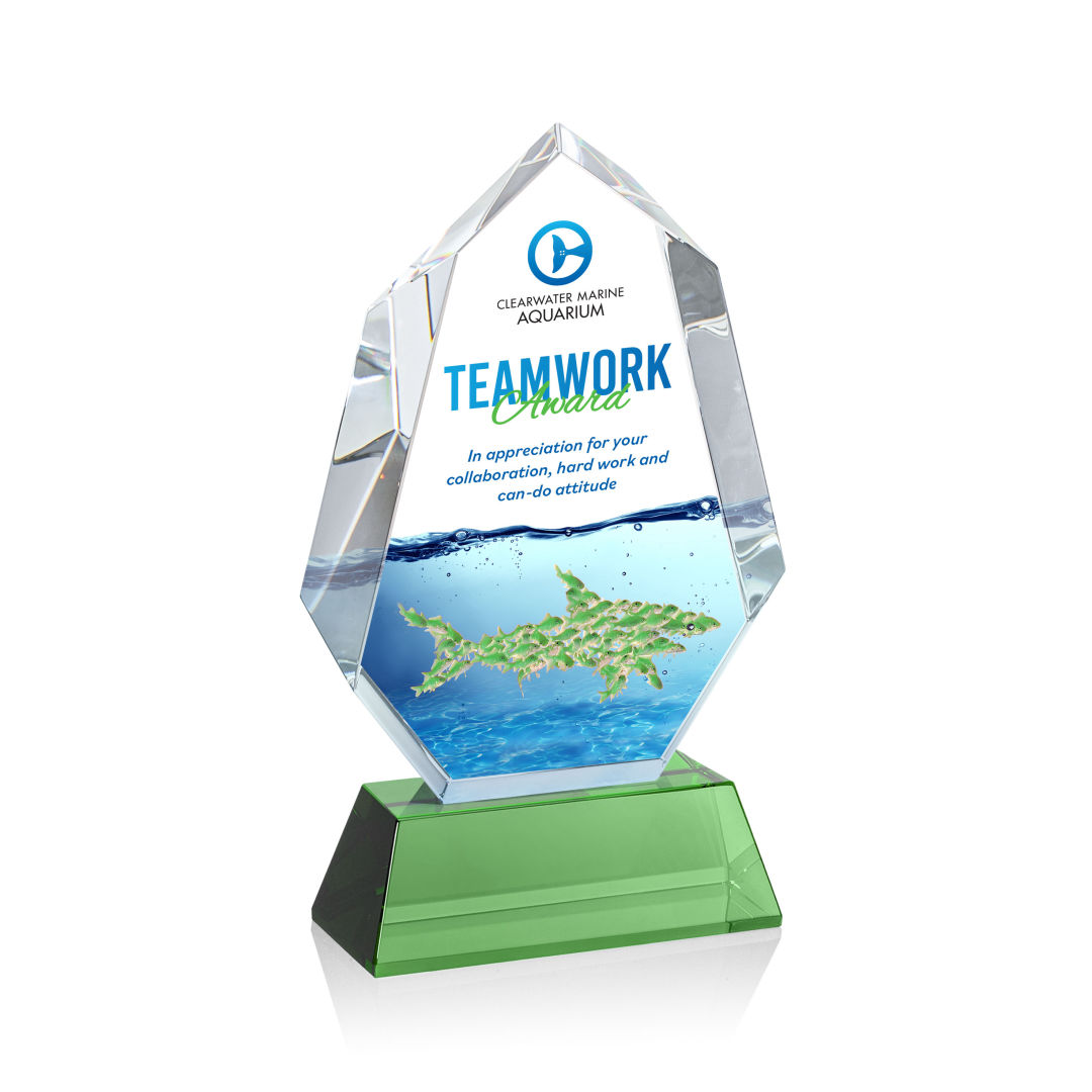 Norwood VividPrint™ Award on Newhaven Base - Green 7