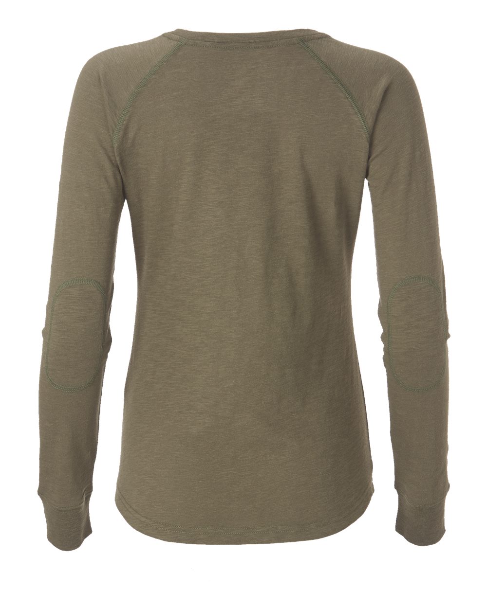 Women's Solid Preppy Patch Long Sleeve T-Shirt - BW3166 6