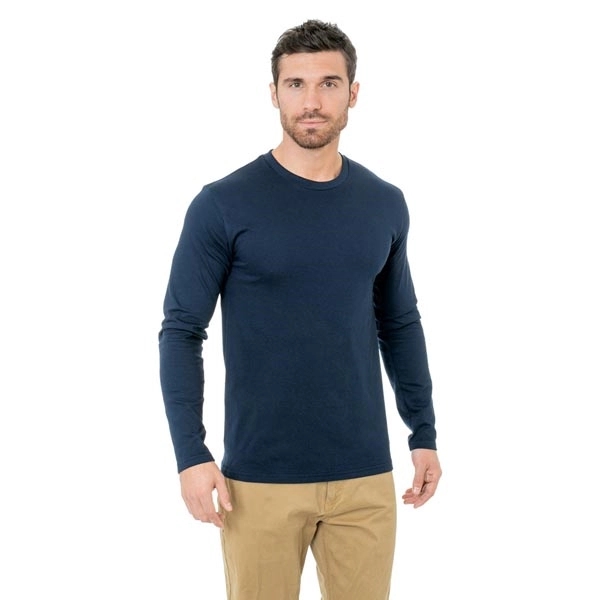 Apparel Unisex Fine Jersey Long Sleeve Crew 2