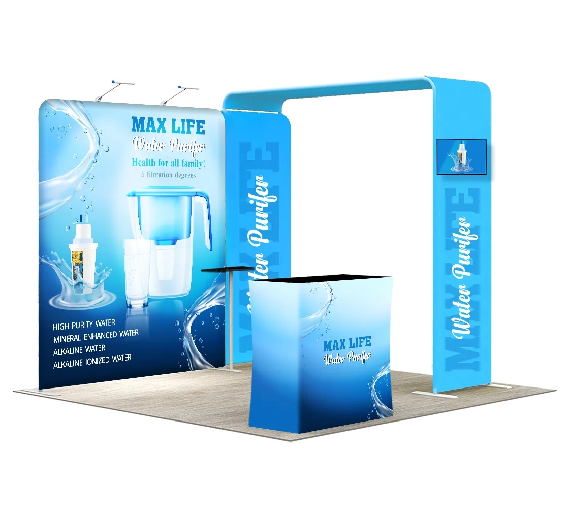10ft Inline Trade Show Booth - Portable Display 3